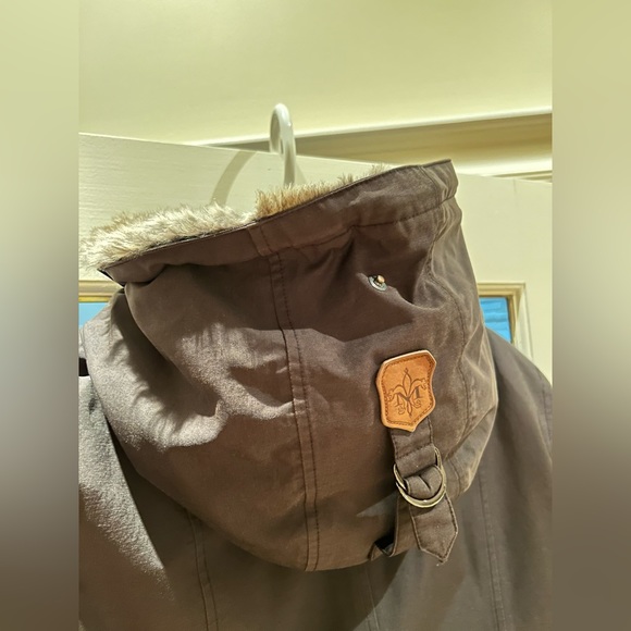 MACKAGE - Womens Winter Coat w/Fur Trim Hood Collar - Picture 3 of 11